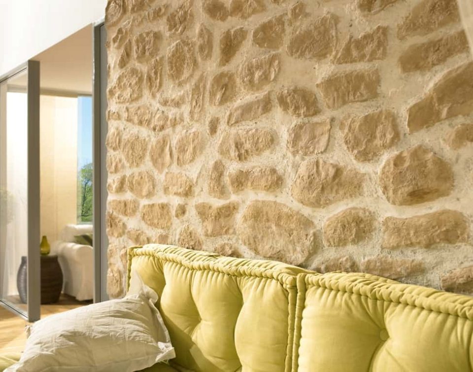 Mediterrane Steinwand Florina