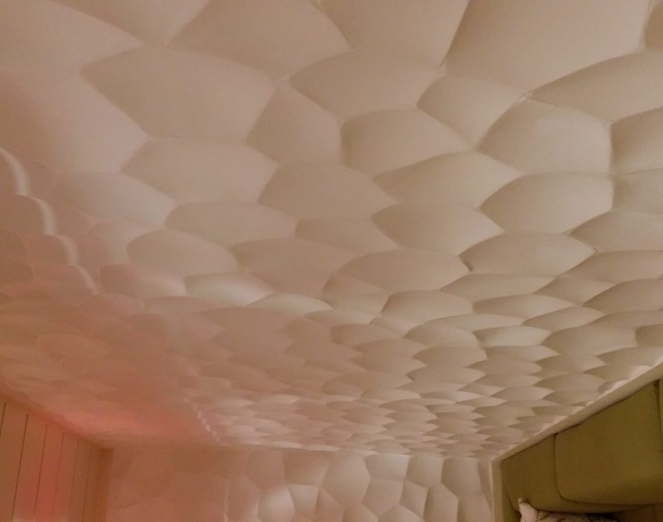 designwall dessert in spa lobby area